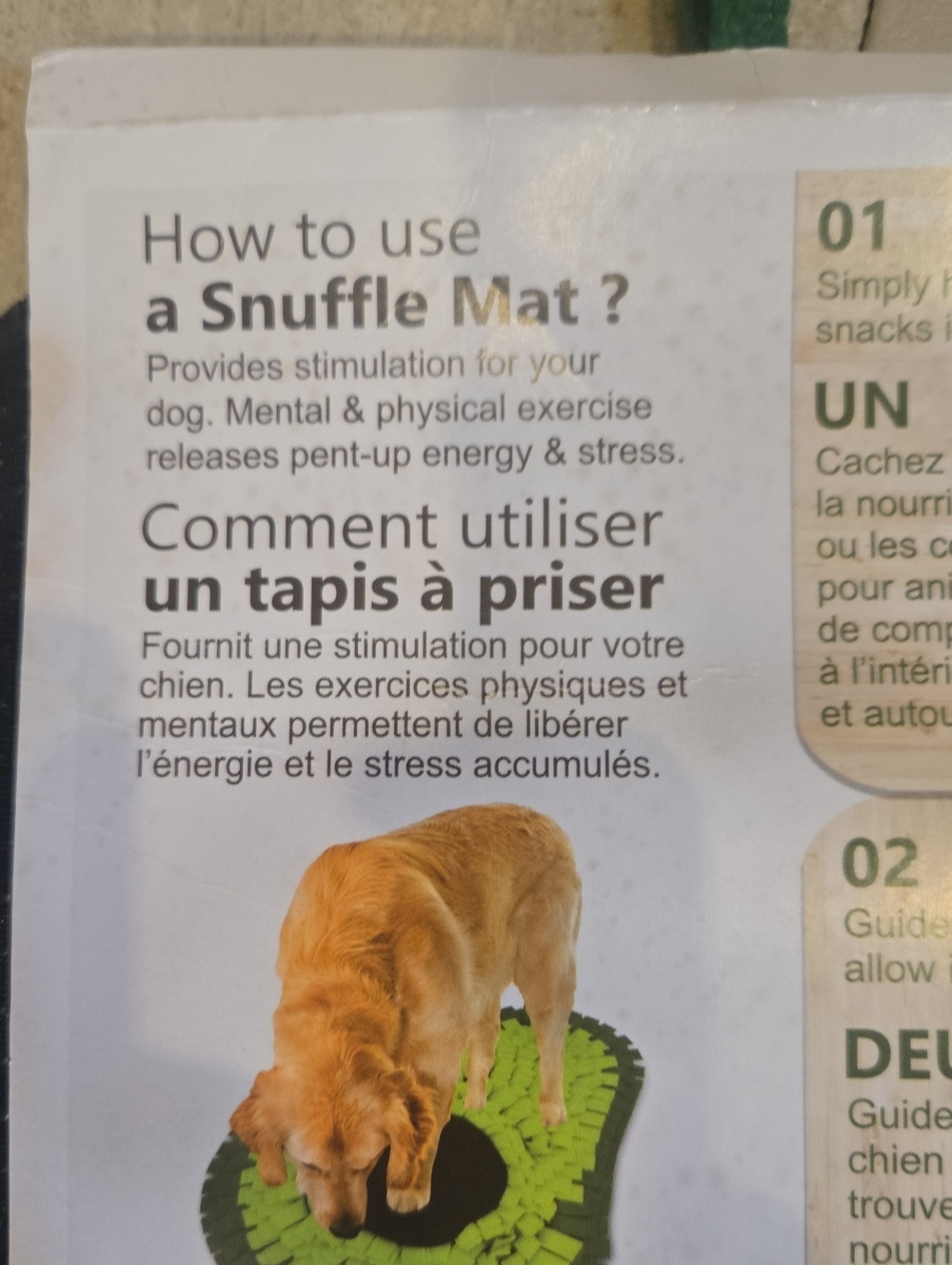 New Avocado Snuffle Play Mat For Pets - Picture 7 of 9
